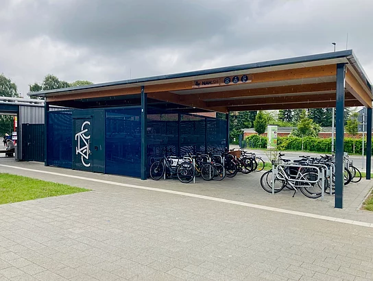 Bike and Ride Anlage am ZOB Bad Segeberg 2
