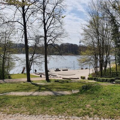 Bild vergrößern: Blick vom Kurpark auf den Groen Segeberger See