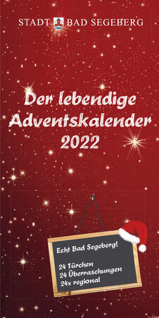 Titelbild vom Flyer "Der lebendige Adventskalender 2022"