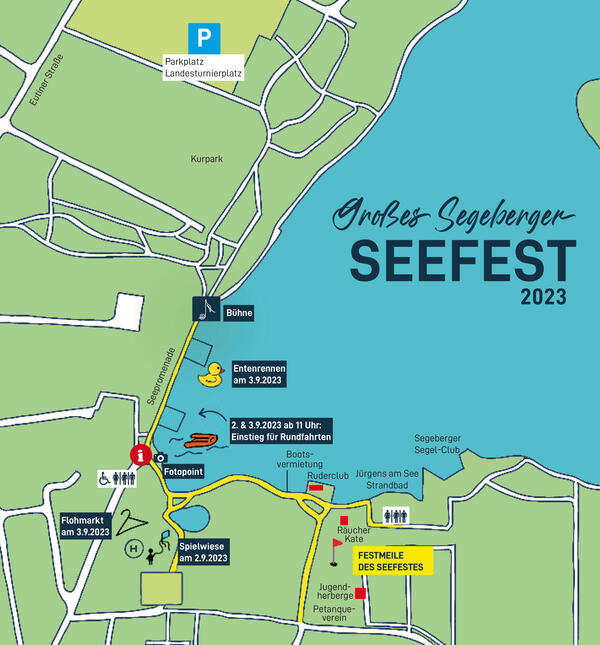 Bild vergrößern: Lageplan Seefest 2023