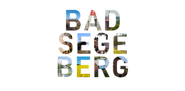 Bild vergrößern: Das Wort Bad Segeberg in bunten Buchstaben.