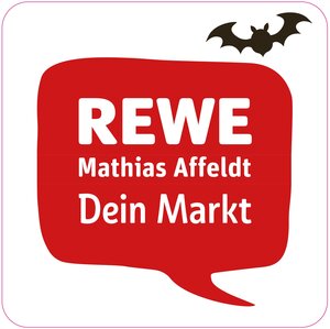 Bild vergrößern: Rotes Logo von Rewe Bad Segeberg